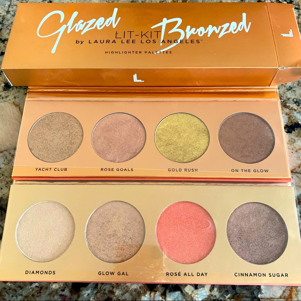 Laura Lee Glazed & Bronzed Lit-Kit Highlighters